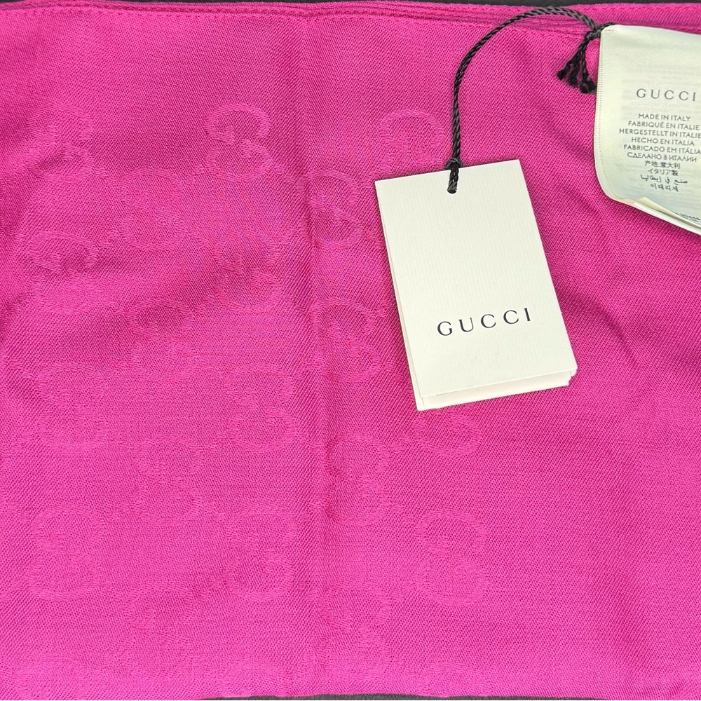 NWT Gucci | Logo Scarf - Picture 2 of 8